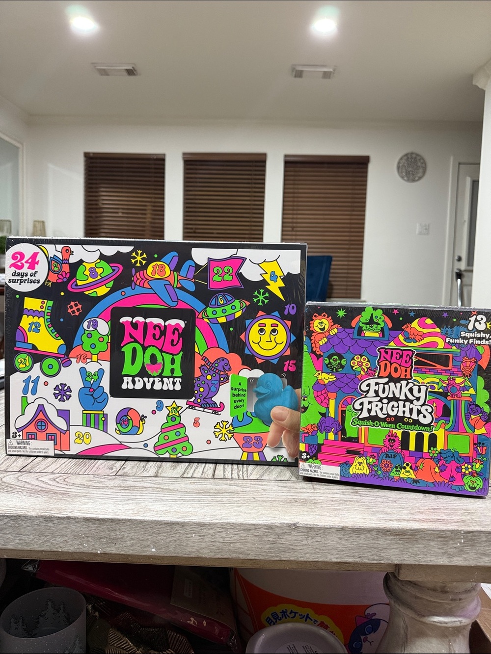 Nee Doh Advent & Funky Frights Squishy Surprise Set - Multicolor